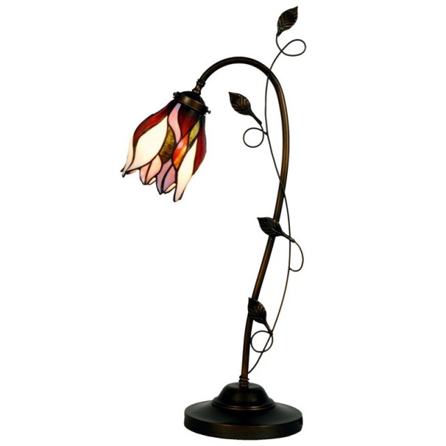 Lampa Tiffany Tulip 34x24x72 cm, Clayre & Eef